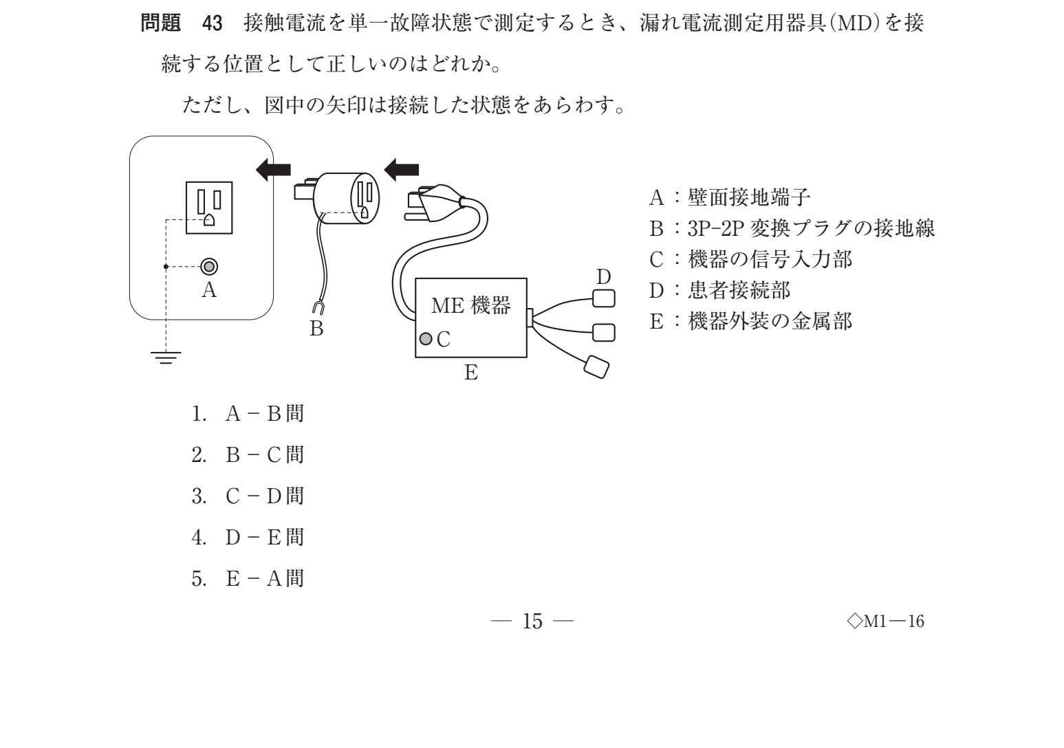 第39回 午前 問43 の図